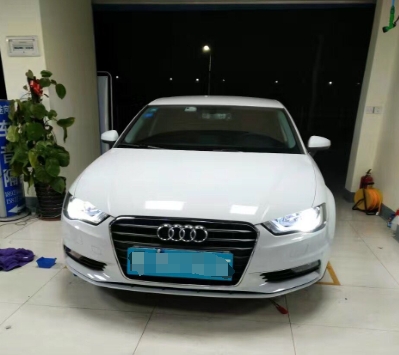 奧迪A3車燈升級方案